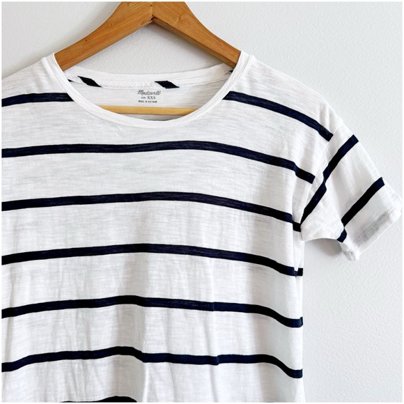 Madewell Striped Tee Whisper Cotton XXS - Picture 5 of 13